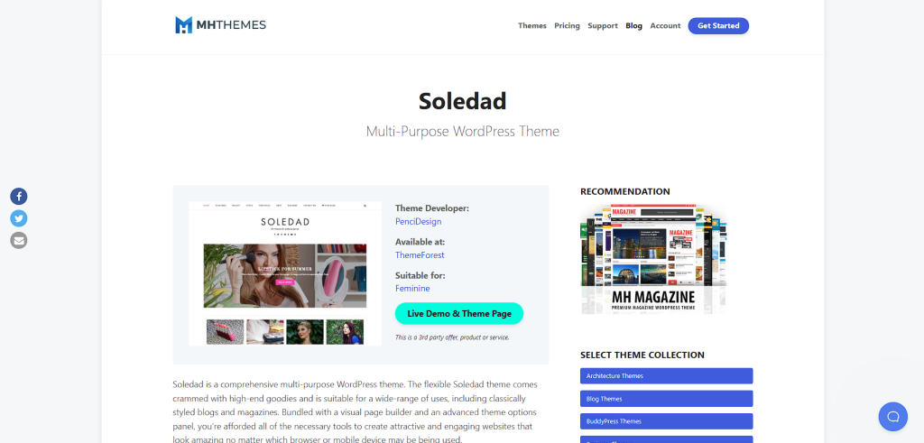 Soledad Wordpress Temasi