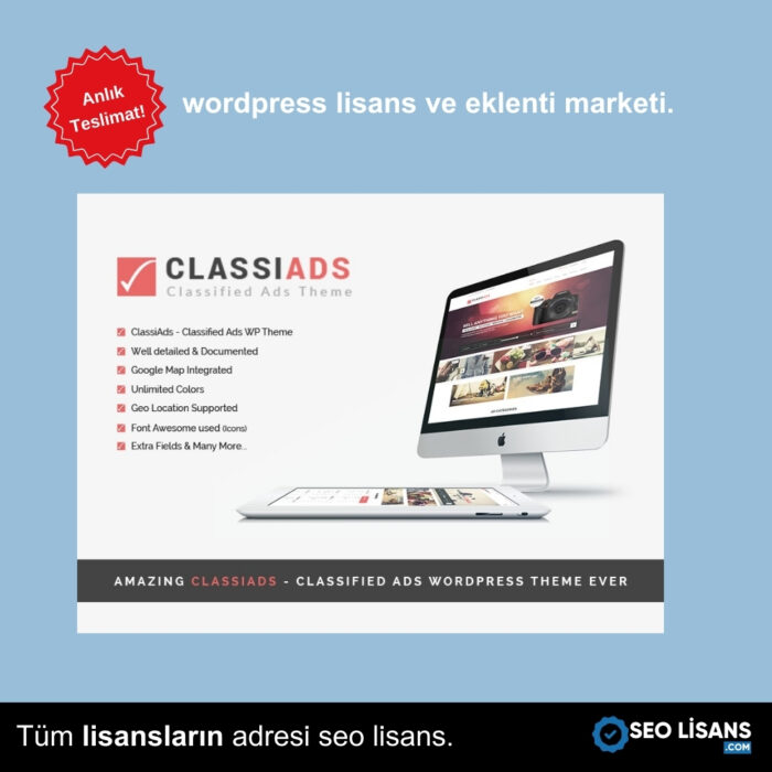 Classiads Classified Ads WordPress