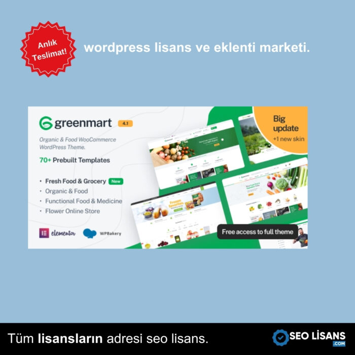 GreenMart – Organic Food WooCommerce WordPress